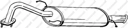 165-195 BOSAL Глушитель выхлопных газов конечный
