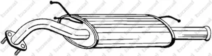 165-283 BOSAL Глушитель выхлопных газов конечный