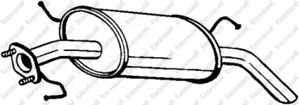 169-215 BOSAL Глушитель выхлопных газов конечный