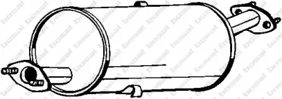 171-377 BOSAL Средний глушитель выхлопных газов