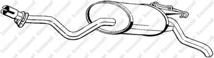 279-349 BOSAL Глушитель выхлопных газов конечный