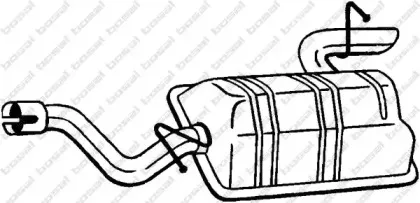 175-441 BOSAL Глушитель выхлопных газов конечный