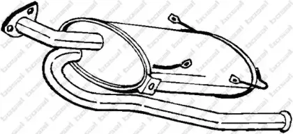 177-277 BOSAL Глушитель выхлопных газов конечный