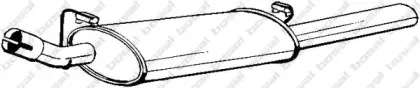 185-145 BOSAL Глушитель выхлопных газов конечный