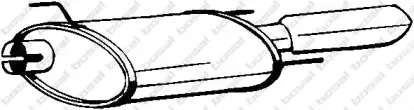 185-423 BOSAL Глушитель выхлопных газов конечный