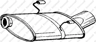 190-317 BOSAL Глушитель выхлопных газов конечный