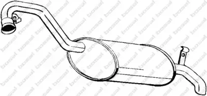 200-209 BOSAL Глушитель выхлопных газов конечный