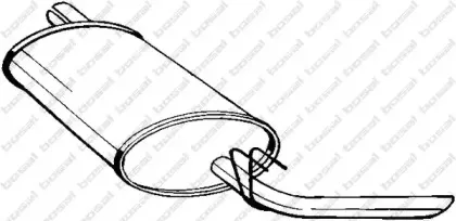 200-399 BOSAL Глушитель выхлопных газов конечный