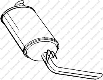 200-989 BOSAL Глушитель выхлопных газов конечный