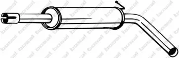 227-047 BOSAL Средний глушитель выхлопных газов