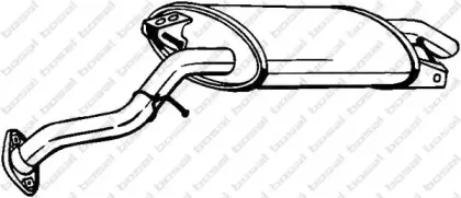228-081 BOSAL Глушитель выхлопных газов конечный