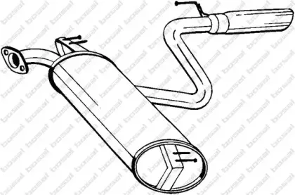 228-469 BOSAL Глушитель выхлопных газов конечный