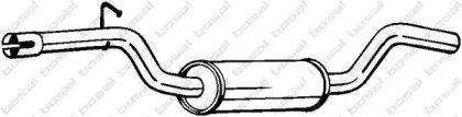 233-211 BOSAL Средний глушитель выхлопных газов