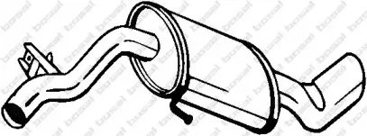 247-037 BOSAL Глушитель выхлопных газов конечный
