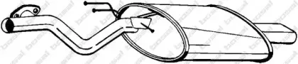 247-137 BOSAL Глушитель выхлопных газов конечный