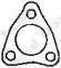 256-654 BOSAL Прокладка, труба выхлопного газа