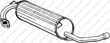 278-839 BOSAL Глушитель выхлопных газов конечный