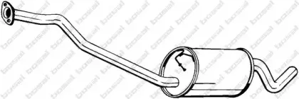 281-845 BOSAL Средний глушитель выхлопных газов