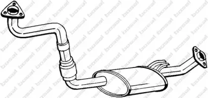 281-649 BOSAL Предглушитель выхлопных газов