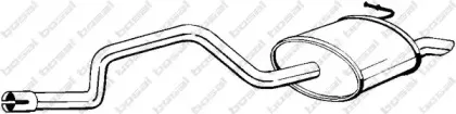 281-711 BOSAL Глушитель выхлопных газов конечный