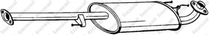 282-863 BOSAL Средний глушитель выхлопных газов