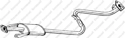 283-111 BOSAL Средний глушитель выхлопных газов