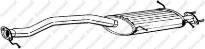 283-873 BOSAL Средний глушитель выхлопных газов