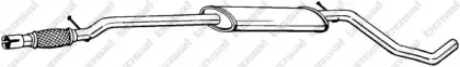 286-201 BOSAL Средний глушитель выхлопных газов