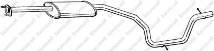 289-449 BOSAL Средний глушитель выхлопных газов