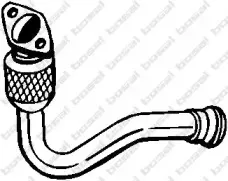 713-307 BOSAL Труба выхлопного газа