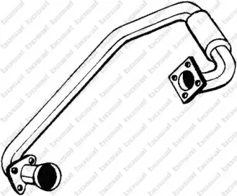 787-563 BOSAL Труба выхлопного газа