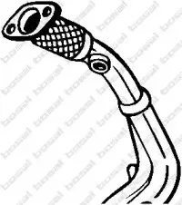 827-357 BOSAL Труба выхлопного газа