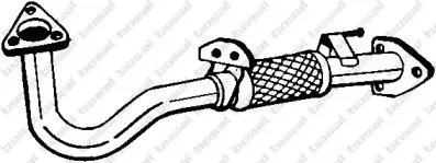 750-161 BOSAL Труба выхлопного газа