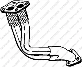 753-517 BOSAL Труба выхлопного газа