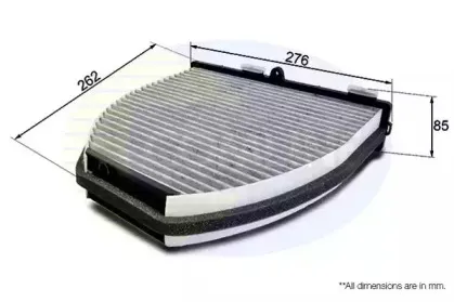 EKF176A COMLINE Фильтр, воздух во внутренном пространстве