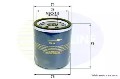 EOF194 COMLINE Масляный фильтр