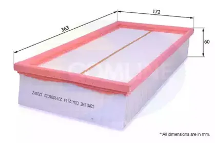 CDW12114 COMLINE Воздушный фильтр