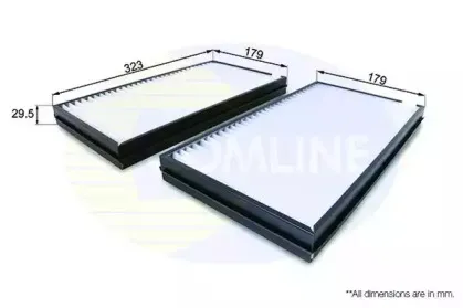 EKF158 COMLINE Фильтр, воздух во внутренном пространстве