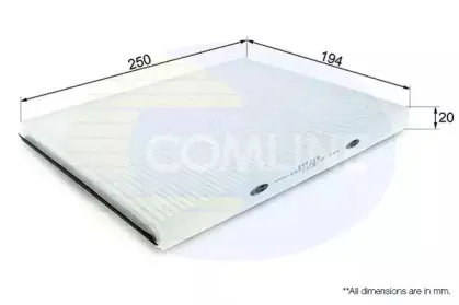 EKF219 COMLINE Фильтр, воздух во внутренном пространстве