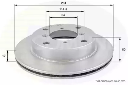 ADC0906V COMLINE Тормозной диск