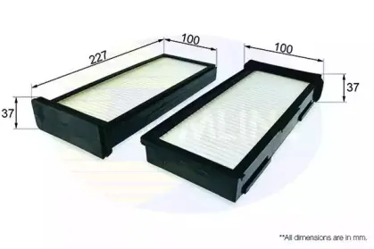 EKF195 COMLINE Фильтр, воздух во внутренном пространстве