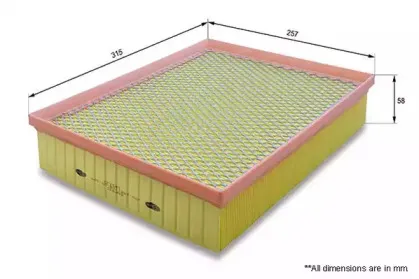 EAF830 COMLINE Воздушный фильтр