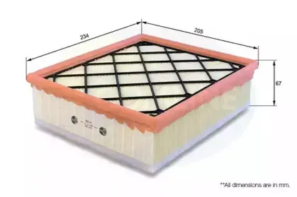EAF561 COMLINE Воздушный фильтр