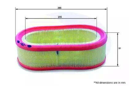 EAF411 COMLINE Воздушный фильтр