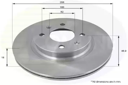 ADC2402V COMLINE Тормозной диск