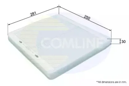 EKF132 COMLINE Фильтр, воздух во внутренном пространстве