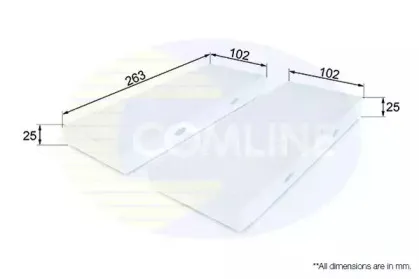 EKF221 COMLINE Фильтр, воздух во внутренном пространстве