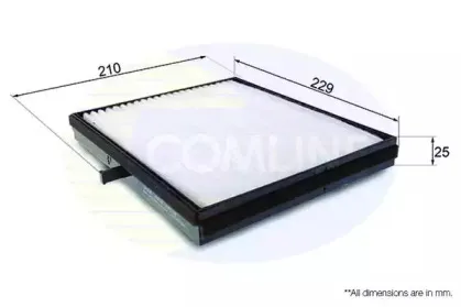 EKF256 COMLINE Фильтр, воздух во внутренном пространстве