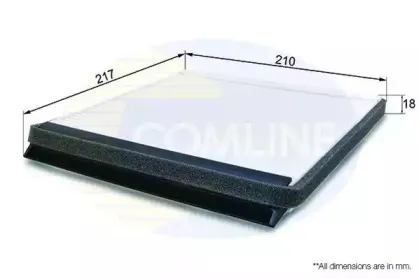 EKF136 COMLINE Фильтр, воздух во внутренном пространстве