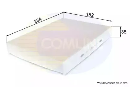 EKF317 COMLINE Фильтр, воздух во внутренном пространстве